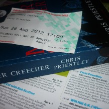 Chris Priestley (EIBF 2012): Event review